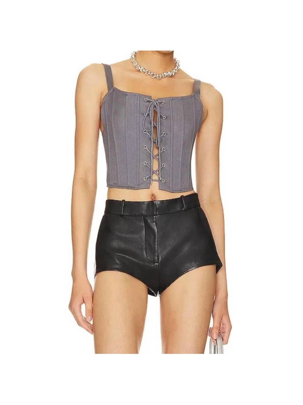 NWT OW Collection Xen Corset Top Grey 10